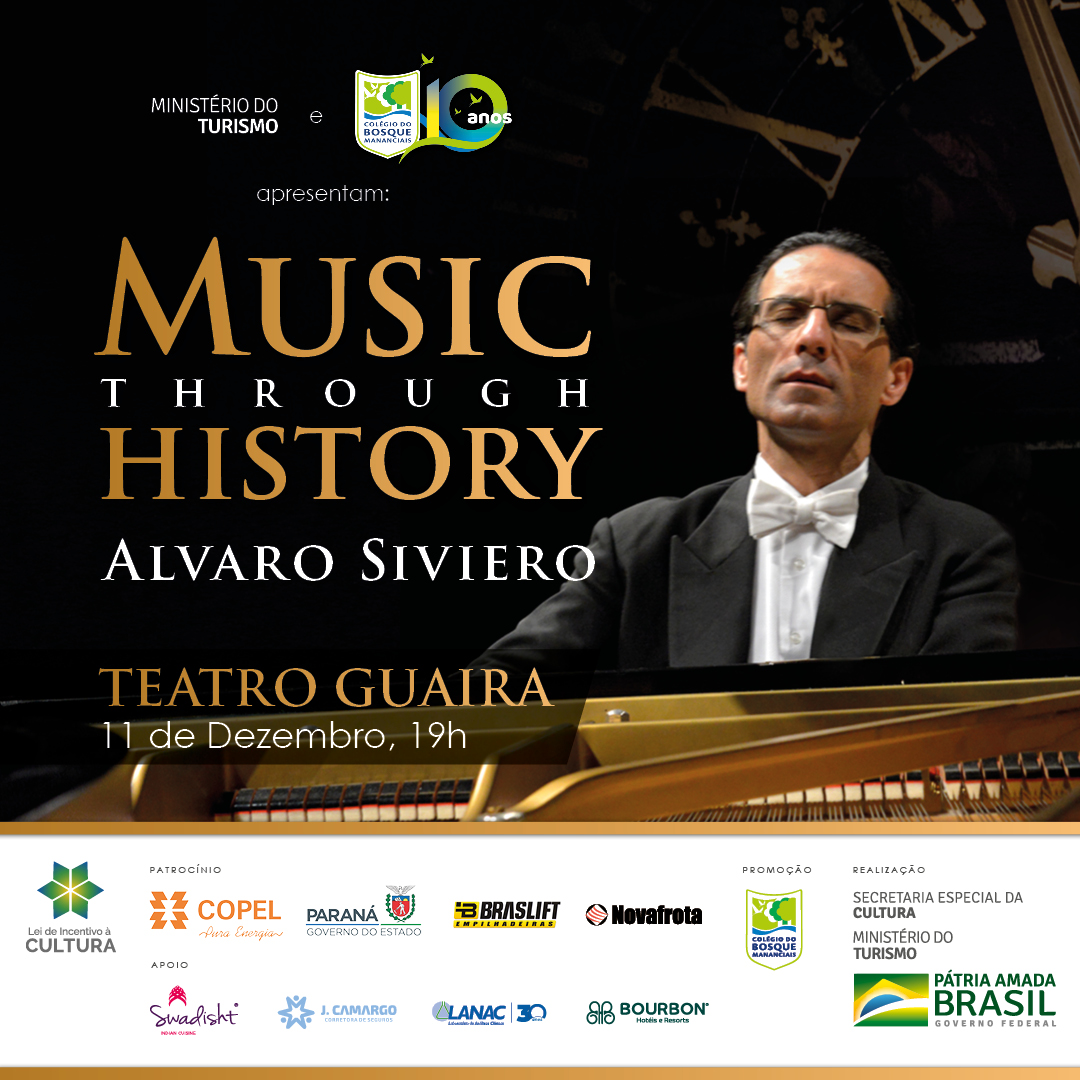 Concerto Bosque Mananciais com Alvaro Siviero dia 11 de dezembro