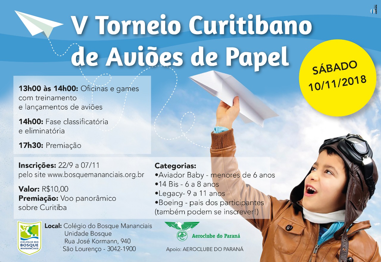 V Torneio Curitibano de Aviões de Papel