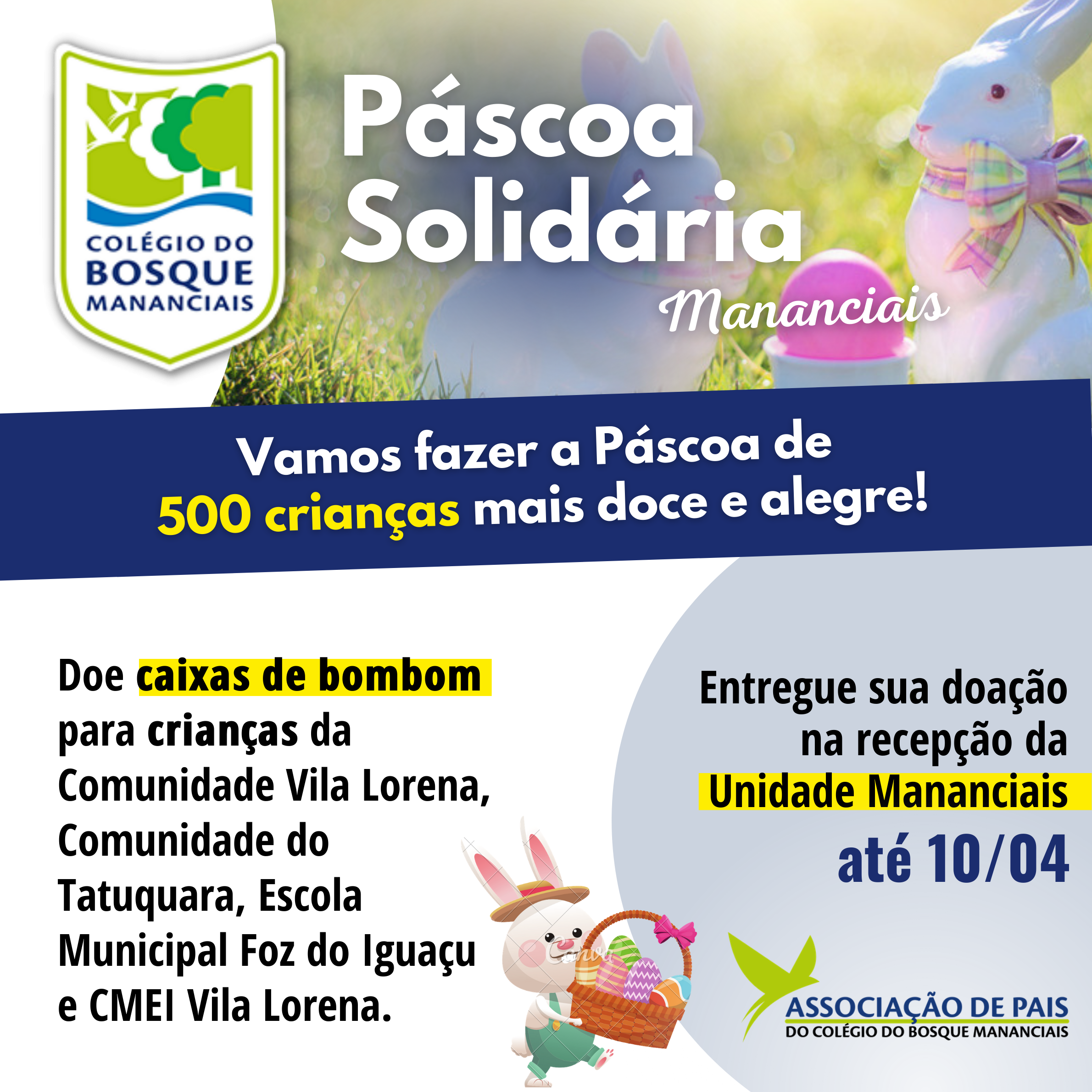 Páscoa Solidária Mananciais