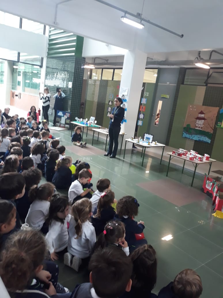 Do Infantil I ao Infantil V, muita festa depois de uma semana estudando os símbolos de Curitiba