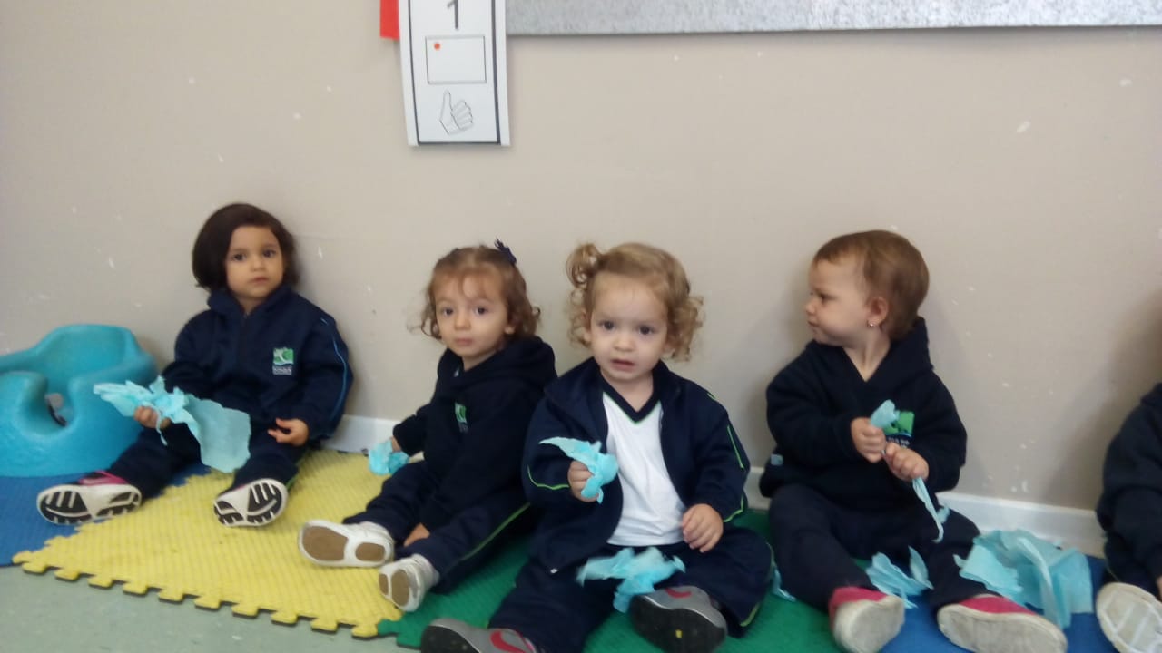 Do Infantil I ao Infantil V, muita festa depois de uma semana estudando os símbolos de Curitiba