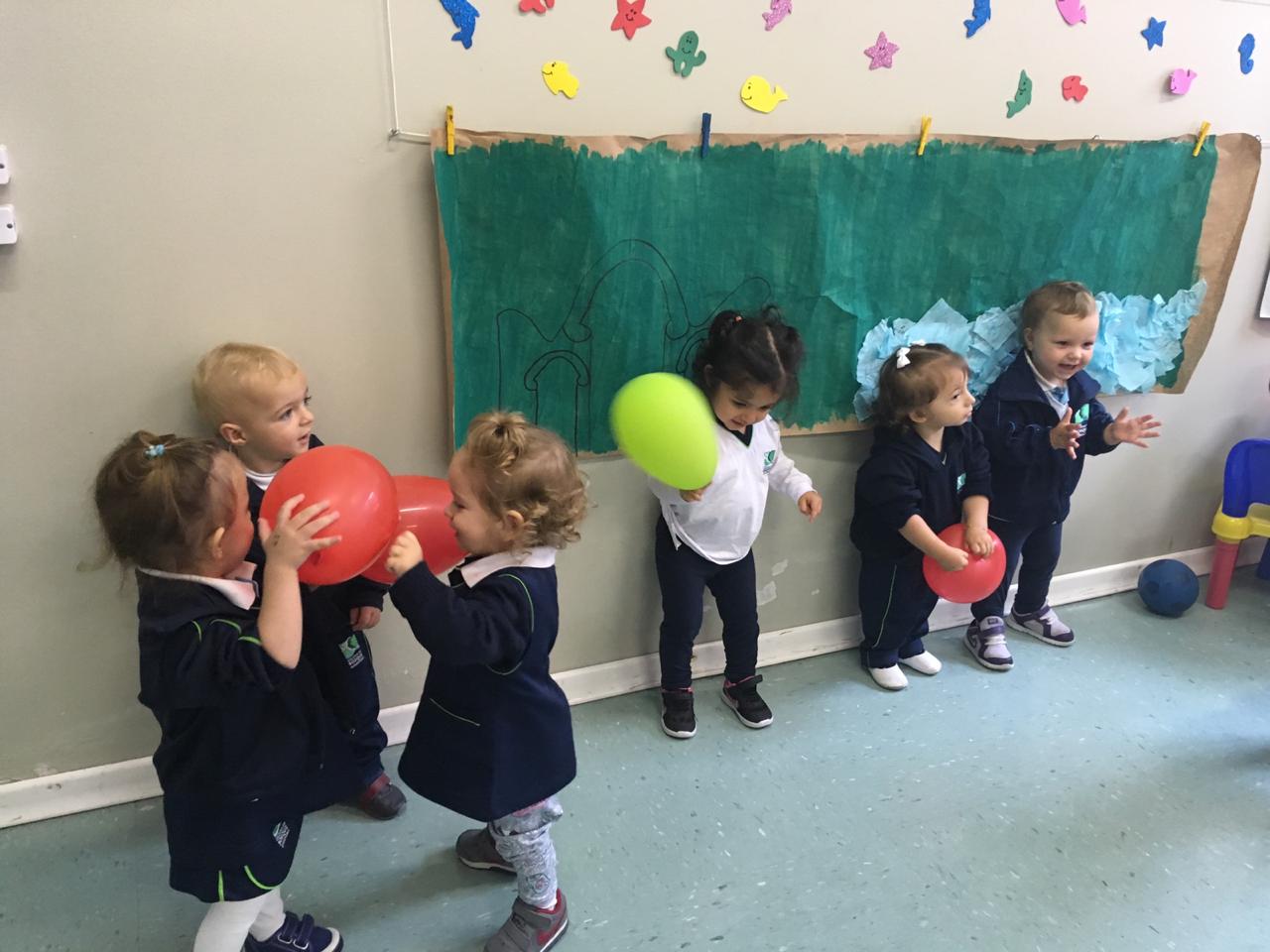 Do Infantil I ao Infantil V, muita festa depois de uma semana estudando os símbolos de Curitiba