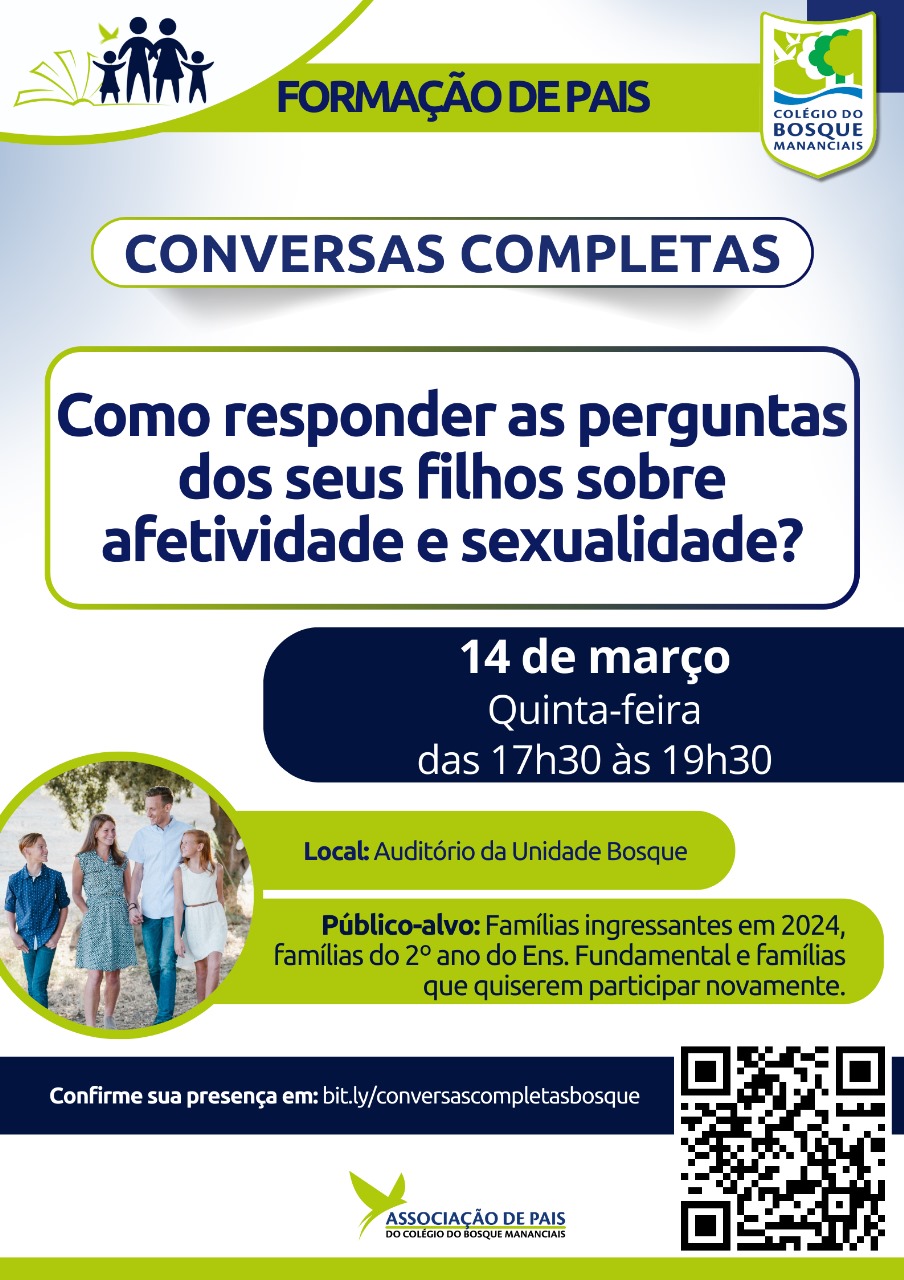 CONVERSAS COMPLETAS: COMO RESPONDER AS PERGUNTAS DOS SEUS FILHOS SOBRE AFETIVIDADE E SEXUALIDADE?