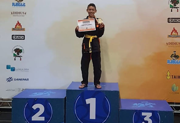 Aluno do colégio é campeão paranaense de Jiu-Jitsu 