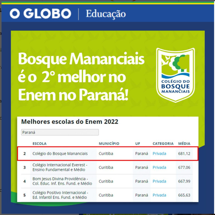 Na abertura das olimpíadas, Mananciais lança música do Colégio - Notícias -  Colégio do Bosque Mananciais